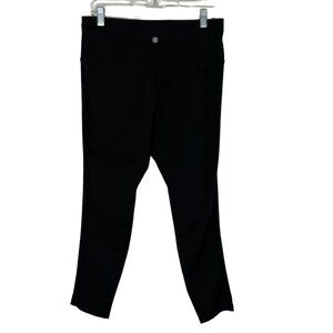 Tangerine Workout Pants Leggings Womens Large Black Cropped Skinny